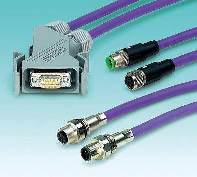 圖1 現(xiàn)場總線連接器利用一進、一出兩個通道和可開關(guān)控制的終端電阻，可構(gòu)成線性結(jié)構(gòu)的網(wǎng)絡(luò)