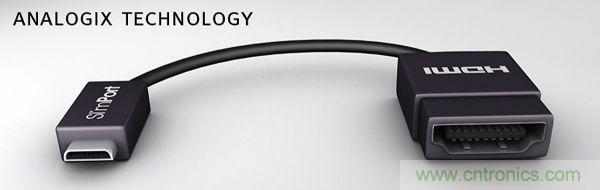 ANALOGIX的SlinPort解決方案，可以協(xié)助業(yè)者集成MyDP應用功能