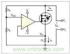 圖1：MOSFET的電阻變化，功能上像是一只可變電阻
