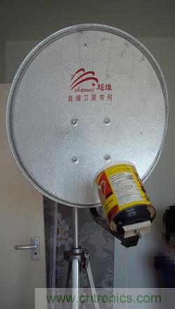 最簡(jiǎn)單使用的天線&mdash;&mdash;罐頭天線，可做正饋大鍋饋源！ 