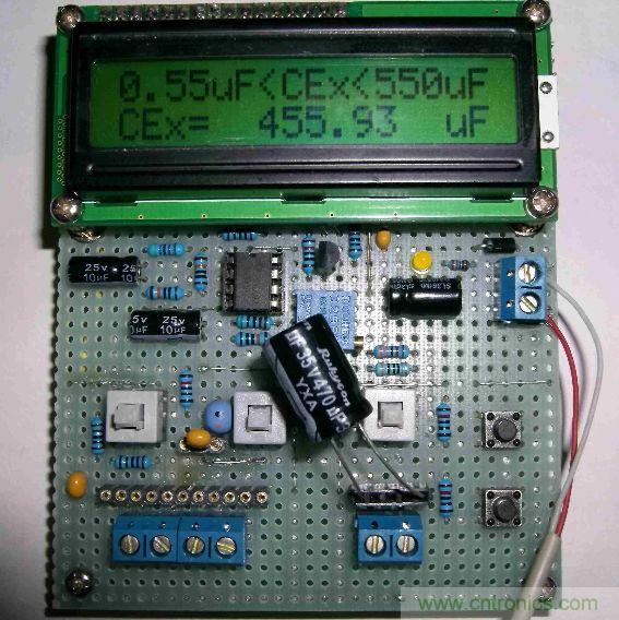 DIY集電容、電感和頻率為一體的測(cè)量?jī)x器