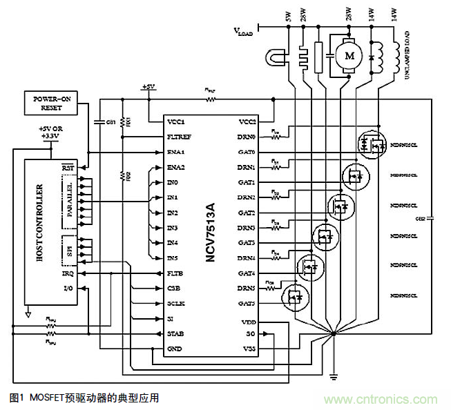 工程師分享：新型預驅(qū)動器和MOSFET控制功率負載的解決方案