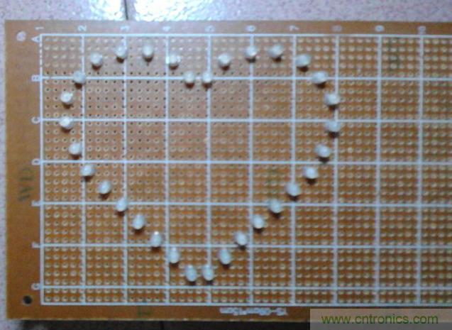 三八節(jié)將至！DIY心形LED流水燈！你們懂的~