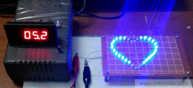 三八節(jié)將至！DIY心形LED流水燈！你們懂的~