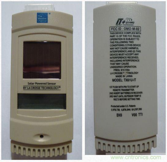 一拆便知太陽(yáng)能溫度傳感器