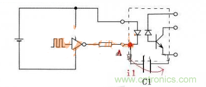 光耦電路中，限流電阻位置有什么影響？