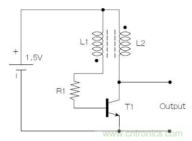 圖1：基本的焦耳小偷電路。