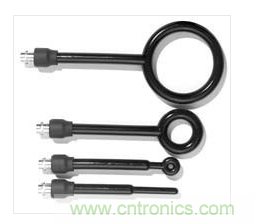 近場探棒組可能包含三種尺寸的磁場探棒(H-Field) 及一組電場探棒(E-Field) 。