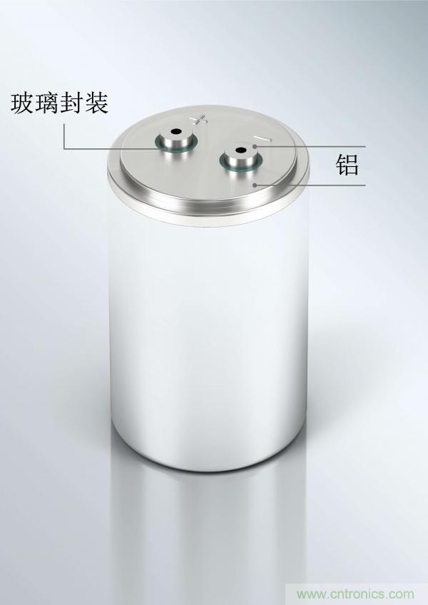 世界首創(chuàng)玻璃鋁密封端子，可大幅提升電容性能