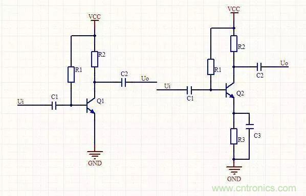 什么是共集、共基、共射放大器？如何分辨3類放大器
