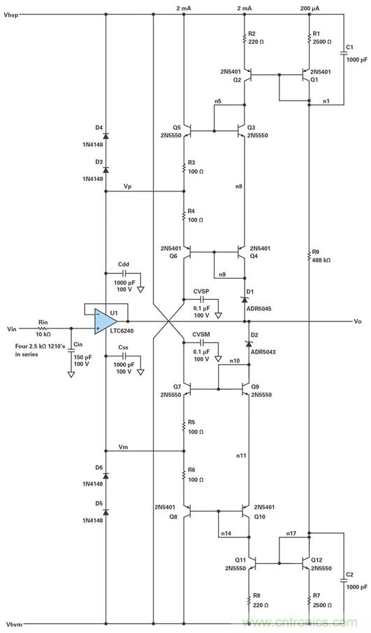 低壓變高壓，運(yùn)算放大器自舉實(shí)現(xiàn)更優(yōu)性能！