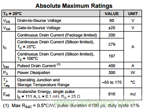 看懂MOSFET數(shù)據(jù)表，第3部分&mdash;連續(xù)電流額定值