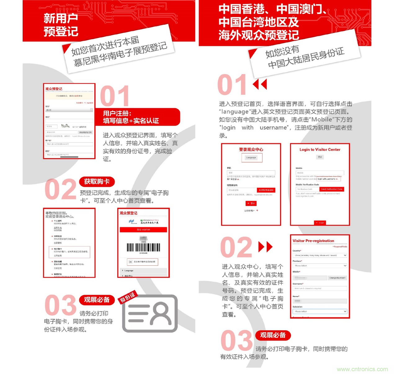 2020慕尼黑華南電子展觀眾預(yù)登記通道開啟！