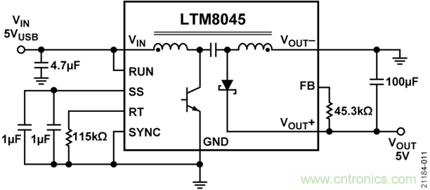 USB供電、915MHz ISM無線電頻段、具有過溫管理功能的1W功率放大器