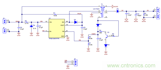 寬輸入電壓、高效率、5V&250mA輸出反激變流器設(shè)計(jì)
