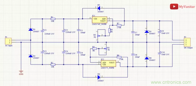 怎樣構(gòu)建可調(diào)線性AC-DC電源供用戶自由調(diào)節(jié)？