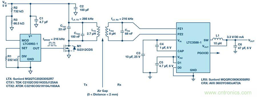 沒(méi)有電池的應(yīng)用，是否可以采用無(wú)線供電？
