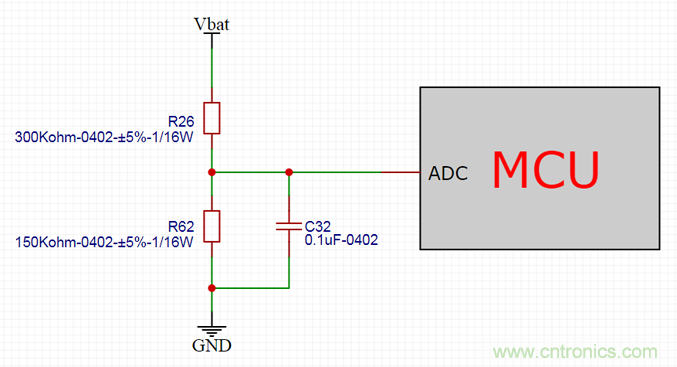 電池電壓偵測電路&ldquo;踩坑&rdquo;：分壓電阻的精度竟然是5%，不是1%