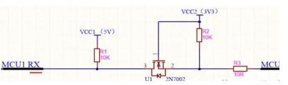 不同的電平信號的MCU如何進行串口通信？