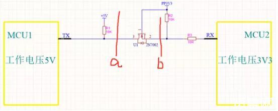 不同的電平信號的MCU如何進行串口通信？