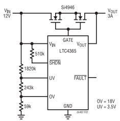 為敏感電路提供過壓及電源反接保護(hù)！