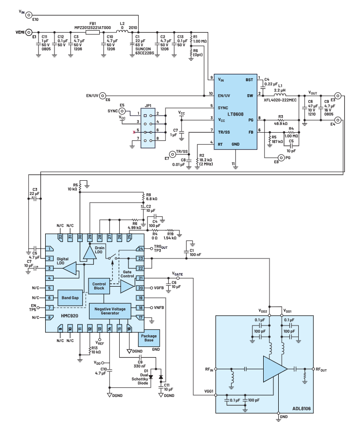 偏置時序全解析：避免pHEMT射頻放大器損壞的關(guān)鍵技巧