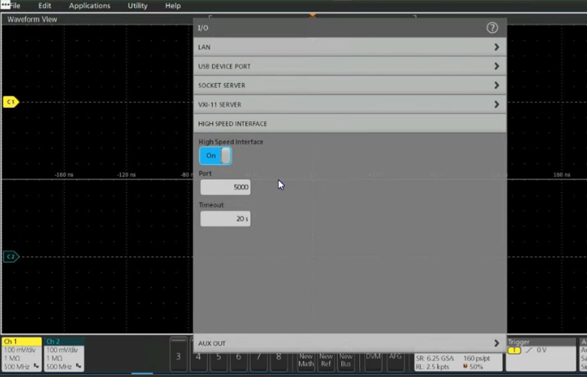 開啟TekHSI高速接口功能，加速波形數(shù)據(jù)遠(yuǎn)程傳輸