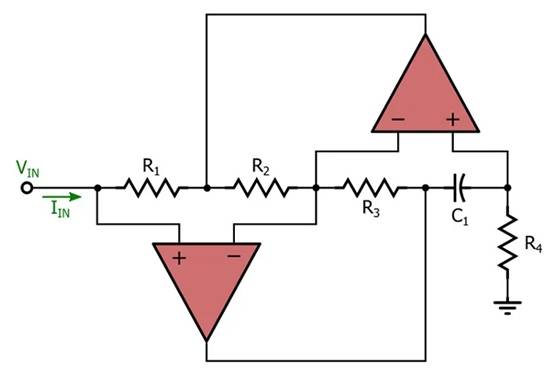 電感器輸出，運(yùn)算放大器輸入：二階有源濾波器簡(jiǎn)介